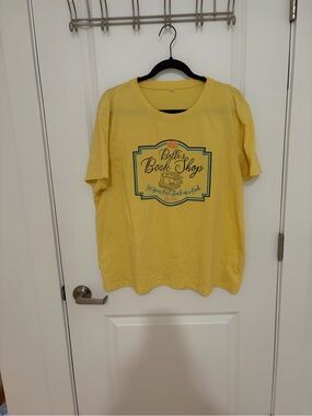 Belle’s Book Shop Short Sleeve Tee - Yellow